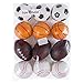 Super Z Outlet Sports Themed Mini Stress Balls Squeeze Foam for Anxiety Relief, Relaxation, Party Favor Toy, Gifts (12 Pack)
