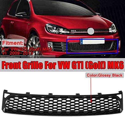 New Golf MK6 Grill Car Front Center Lower Honeycomb Grille Grill For VW GTI Golf MK6 VI GTI 2009-2013 Racing Grills 5K0853677C