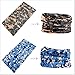 9PCS Headwear, Headband Scarf Bandanna Headwrap Mask Neckwarmer & More 12-in-1 Multifunctional Stretchable Sport & Casual (9PC.Camouflage New Series.3)