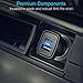 CHOETECH USB-C Car Charger, 18W Dual-Port USB Car Charger Quick Charge 3.0 Compatible with iPhone X/XS/XS Max/XR/8/8 Plus, Samsung Galaxy Note 9/8/S9/S8/S8 Plus, Google Pixel/XL, LG V30/G6, HTC 10