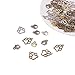 PH PandaHall 120pcs Tibetan Style Pendant 6 Style Dog Cat Paw Pendant Charms 4 Color Footprint Pendant Alloy Hollow Paw Pendant for DIY Bracelet Necklace Choker Anklet Jewelry Bag Ornament Making
