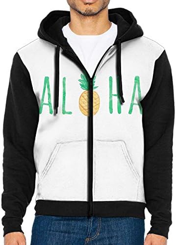WMM EED Mens Hawaii Pineapple Aloha Pullover Hoodies Hoodie