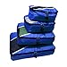 Evatex Travel Packing Cubes, Set of 4 Pieces with Shoe Bag