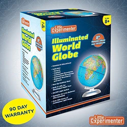 5 Illuminated+World+Globe+Stand+Built