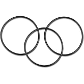 O-Ring for Reverse Osmosis Water Filter Housings Diameter 3.5" O.D. Black 3 Pcs O-Ring Set
