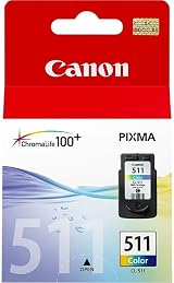 Canon CL-511 ChromaLife 100+ Colour Ink Tank Original 9ml Cyan Magenta Yellow view 4