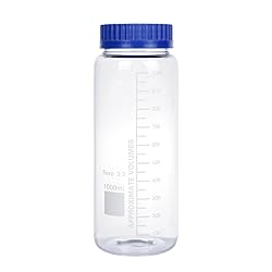 Moonetto 2 Pack 1000 mL Wide Mouth Graduated Round