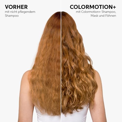 ColorMotion+ Haarkur – Wella Haarmaske für gefärbte Haare – intensive Reparatur & Pflege mit WellaPlex Strukturfestiger für mehr Glanz – 75 ml