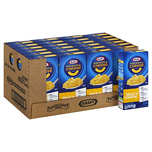 Kraft Thick 'n Creamy Macaroni & Cheese Dinner (24 ct Pack, 7.25 oz