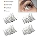 New Magnetic False Eyelashes-Ultra Thin 3D Fiber Reusable Best Fake Lashes Extension for Natural Look,Perfect for Deep Set Eyes & Round Eyes 2 Pairs