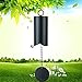 Agirlgle Large Wind bell Wind Chimes outdoor indoor HWMC Heroic Windbell, 28-Inch Garden wind chimes amazing grace for Patio and Terrace - Best Metal Musical Windchime and Home Decoration (black 28in)