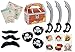 150 piece plus Pirate Party Favor Pack Toy bundle (Inflatable Swords, Tattoos, Mustaches, Eye Patches, Treasure chest Favor boxes, Maps)