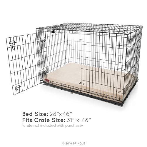 Brindle Waterproof Designer Memory Foam Pet BedRemovable Machine