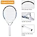 Fostoy Badminton Racket Set-Professional Carbon Fiber Badminton Racket with 3 shuttlecocks and Carrying Bag-Perfect for Adults (Blue and Red) (22FT & 11FT)