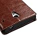 Sharp AQUOS Crystal 306 Case - Sharp AQUOS Crystal Executive Business Leather Flip Case with Kickstand - for Sharp AQUOS Crystal 306 (Brown Executive Leather Pouch)