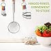 Measuring Cups and Spoons Set of 10, Stainless Steel Kitchen Cups and Spoons for Dry and Liquid Ingredients