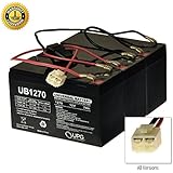 AlveyTech 36 Volt Battery Pack (9 Ah, with Harness) - Fits The Razor EcoSmart Metro, Kit of 12V Replacement Batteries, Electric Power Dirt Scooter, Scooters, Universal Rechargeable SLA AGM