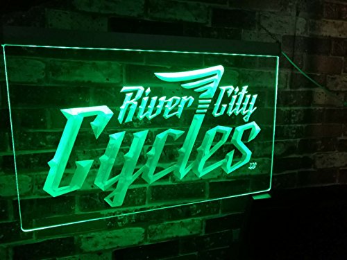 Logo or Picture Design Custom Signs/Neon Signs/LED Signs/Night Light/Bar Signs/Edge Lit Signs/Your Own Design (12"x8.5", Green) - Thumbnail 2