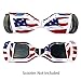 GameXcel Sticker for Hover Board - Skin for Self-Balancing Electric Scooter - Decal for Self Balance Mobility Longboard - Smart Protective Cover Vinyl Case for 2 Wheel Scooter Board