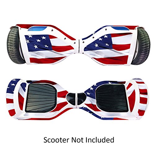 Skin for Self-Balancing Electric Scooter - Sticker for Skate Hover Board - Decal for Self Balance Mobility Longboard - Smart Protective Cover Vinyl Case for 2 Wheel Scooter Bluetooth Drifting Board