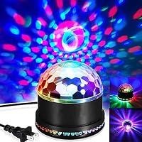 DJ Disco Lights Party Lights Strobe Light, by Morovigo Sound Activated Dj Lights Stage Light for Home Room Dance Parties Birthday Bar Club Pub Karaoke Xmas Wedding Show