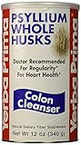 Yerba Prima Psyllium Whole Husks Colon Cleanser (Pack of 4)