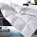 ROSECOSE Luxurious All Seasons Goose Down Comforter King Duvet Insert Dobby Checkered Hypo-allergenic 1200 Thread Count 750+ Fill Power 100% Cotton with Tabs Dobby Checkered（King,Dobby Checkered）