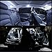 Everbright 4-Pack Super White COB 21-SMD LED Panel Dome Lamp Car Interior Reading Plate Light Roof Ceiling Interior Wired Lamp With 4× BA9S Adapter,4 × T10 Adapter,4 × Festoon Adapter (DC-12V)