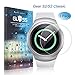 Pacific Asiana Samsung Gear S2 Screen Protector, [3-Pack] Ultra Thin HD Clear Ballistic Gear S2/Gear S2 Classic/S2 3G Tempered Glass Screen Protector, 9H Hardness Anti-Scratch Smart Watch Skin Cover