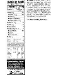Atkins endulge Chocolate, 10 Count De Coco (Pack de 6)