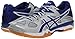 ASICS Women's Gel Tactic Volleyball Shoe, Silver/Royal/White, 8.5 M US