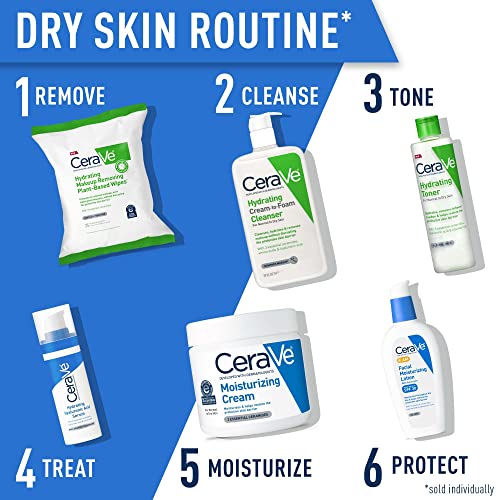 CeraVe Hydrating CreamtoFoam Cleanser Hydrating Makeup Remover and