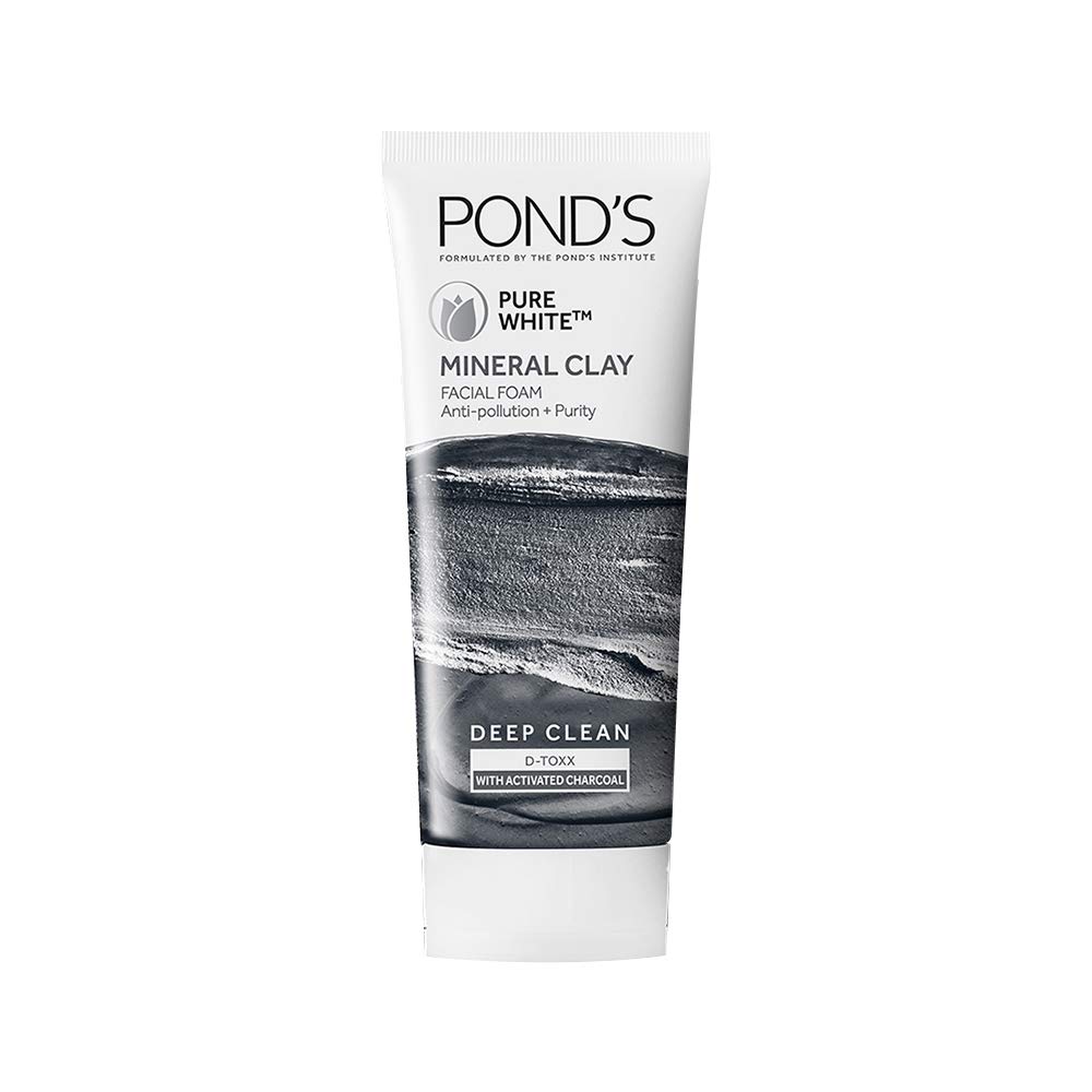 ponds charcoal facial foam