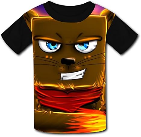 Requisites Game Cat Unisex Kids Short Sleeve T-shirts Crew Neck Tee Shirt S