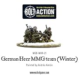 Warlord Games, German Heer MMG team (Winter), 28mm Bolt Action Wargaming figures