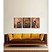 Gardenia Art - Whisky Wall Art Painting Canvas Pictures Abstract Prints for Kitchen Bedroom Bar Room Decoration, 12x16'' per piece, 3 Pieces per Set