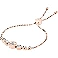 Michael Kors Stainless Steel and Pavé Crystal Chain Bracelet for Women