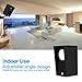 Wyze Cam Pan Wall Mount, Weather Proof Anti-Sun Glare and UV Protection Outdoor/Indoor Adjustable Bracket with Protective Skin Case for Wyze Cam Pan 1080p Security Camera (Black)