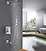 Esnbia Tub Shower Faucet Set,Shower System with Tub Spout and 10 Inch Rain Shower Head Wall Mounted Shower Set Brushed Nickel (Contain Shower Faucet Rough-In Valve)