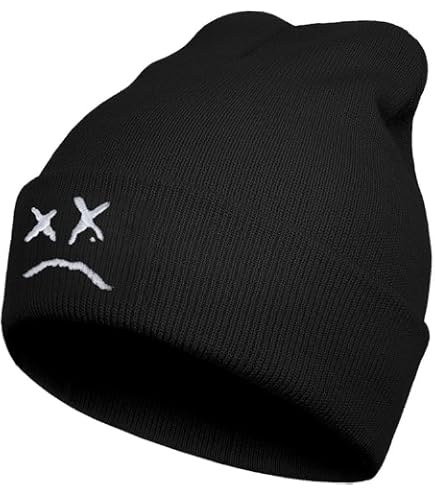 Tarpop 2 Pcs Winter Gothic Beanie Studded Punk Rock Hat Unisex