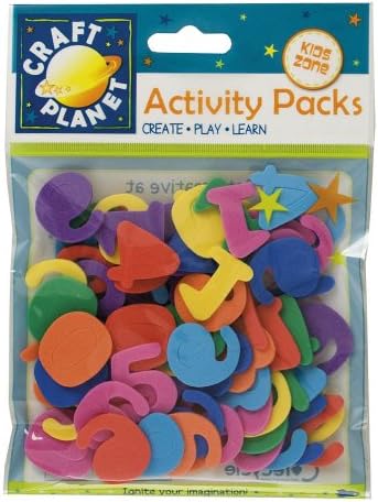 Craft PlanetCrafty Foam Numbers 8 Sets - Assorted Colours