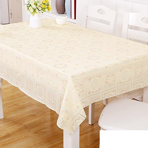 European pastoral waterproof oil cloth/PVC table cloth/ rectangle lace tablecloth table/Table mat-M 137x190cm(54x75inch)