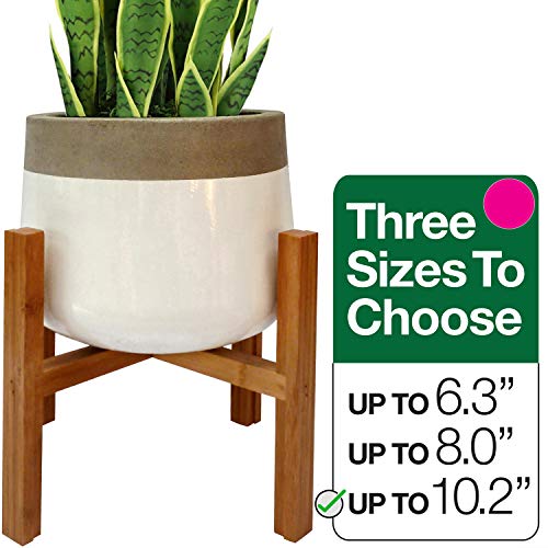 Plant Stand Pot Holders | Indoor Flower Pot Decor | Rustic Home Pot Holder | Large Size Century Wood Flower Pots | (Plant and Pot NOT Included) Home Rustic Decor | Up to 10 Inch – 26cm Pot Planter