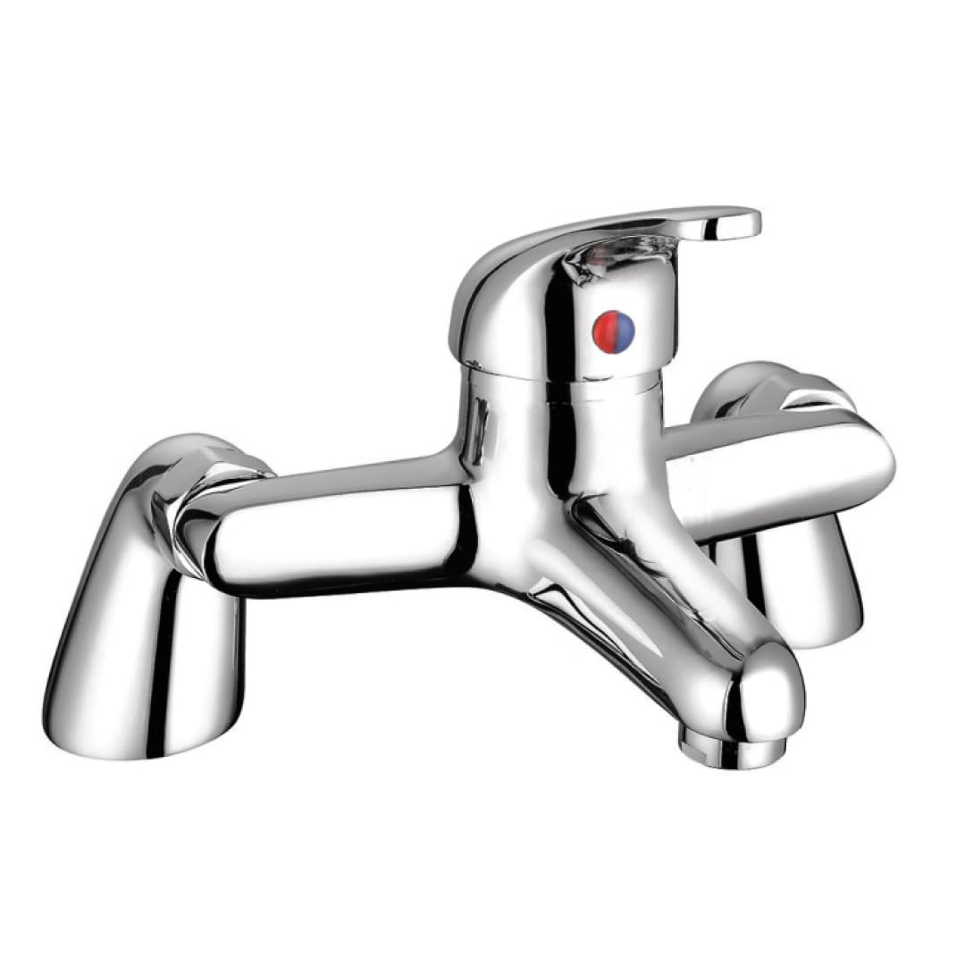 iBathUK | Chrome Bath Filler Mixer Tap Monobloc Bathroom Lever Faucet TB115