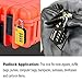 ANVIL TSA Approved Luggage Lock - 4 Digit Combination, 10,000 Combinations, Easy-Read Password Window, Travel Lock for Suitcases, Backpacks, Gym & Student Lockers, Baggage (4 Colors)
