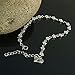 Fashion Gift Women Tibetan Silver Daisy Flower Chain Anklet Ankle Bracelet