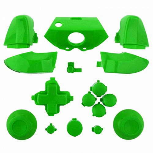 ModFreakz® Full Button Set Thumbsticks Solid Green For Xbox One Model 1537 Controllers