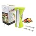 Kitchen 4 You 4 Blade Vegetable Spiral Slicer - Best Spiralizer 150% Bigger for 50% Less Wastage - Pasta Make Cutter