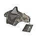 OneTigris Foldable Half Face Mesh Mask Military Style Comfortable Adjustable Tactical Lower Face Protective Mask 9 Colors Available (ACU)