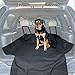 Paws & Pals Dog Seat Cover for Back Seat, Easy-Install Waterproof Mat Protector for Vehicle, Pet Car Travel Accessories with Thick Washable Fabric, Fits Most Autos, SUV, Vans, Trucks - 52